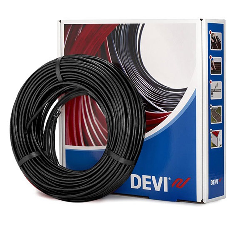 Греющий кабель DEVIsnow 30T (230 В) для обогрева желобов, водостоков и кровли (длина=14 м, мощность=400 Вт) - фото 2 - id-p114386152