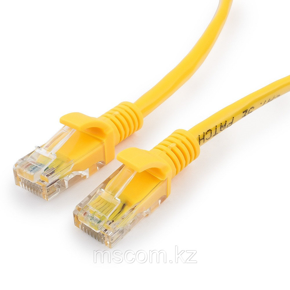Патч-корд UTP Cablexpert PP12-30M/Y кат.5e, 30м, литой, многожильный (жёлтый) - фото 1 - id-p114386339
