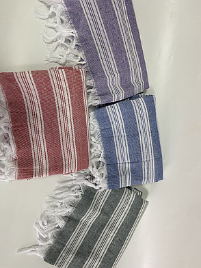 Простынь-Полотенце для сауны Пештемаль 100*180 Турция (полоска), фото 2