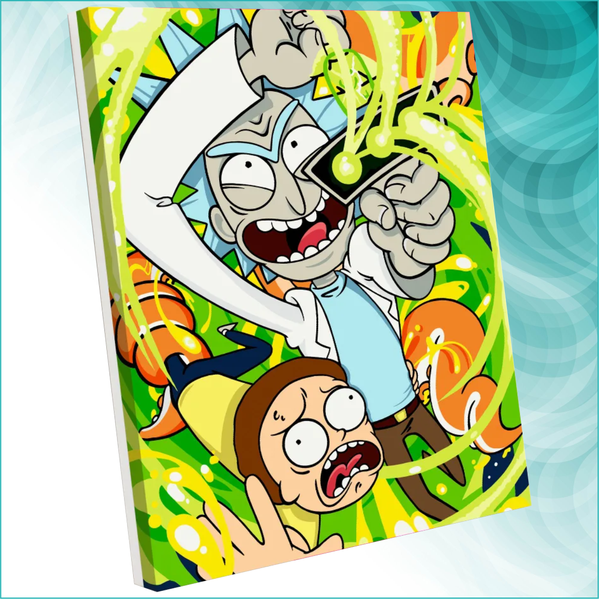 Картина по номерам "Рик и Морти - Rick and Morty" 2 (40х50)