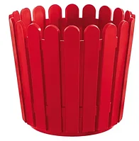 Кашпо круглое 30x27см, красное LANDHAUS EMSA 512685, шт