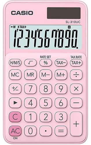 Калькулятор карманный CASIO SL-310UC-PK-W-UC - фото 1 - id-p114346422