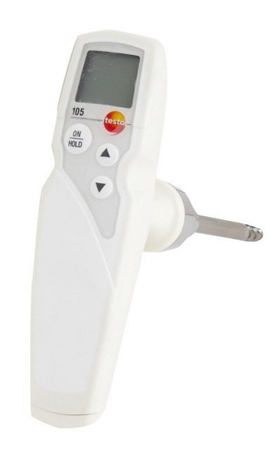 Термометр щуп Testo 105  для продуктов. В реестре СИ РК