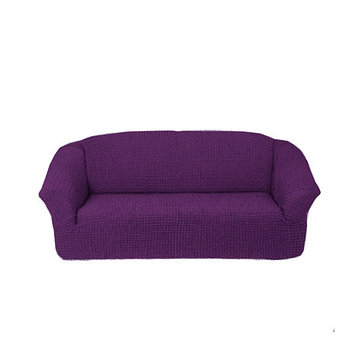 Чехол на 3-х местный диван, универсальный, фиолетовый