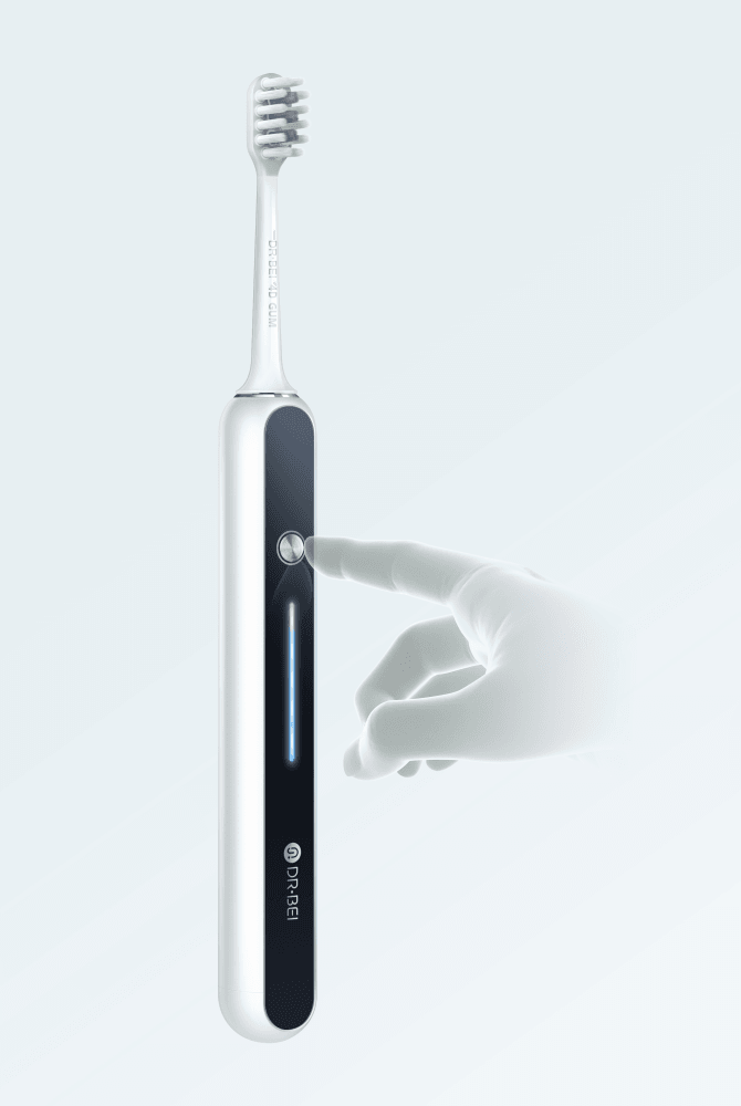 Звуковая электрическая зубная щетка DR.BEI Sonic Electric Toothbrush S7 белая - фото 3 - id-p114388202