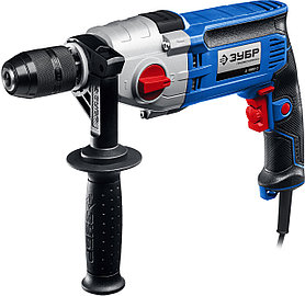 ЗУБР  900 Вт, 13 мм, безударная дрель, 2-скоростная, мет. корпус, Профессионал (Д-П900-2)