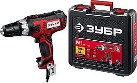 ЗУБР  400 Вт, 40 Н·м, кейс, сетевая дрель-шуруповерт (ДШ-М1-400-2 К)