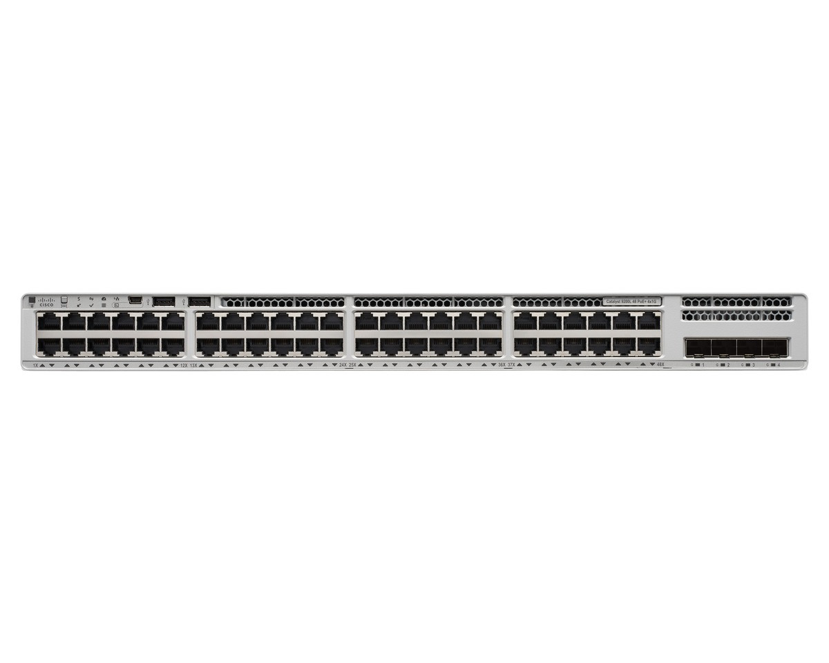 Cisco C9200L-48P-4G-E Коммутатор L3 Catalyst 9200L 48-port PoE+, 4 x 1G, Network Essentials - фото 1 - id-p114390596