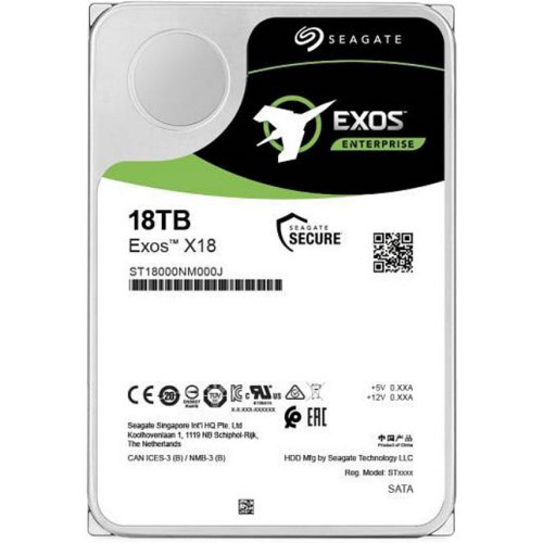 Жесткий диск 18Tb Seagate EXOS X18 ST18000NM000J - фото 1 - id-p114395451