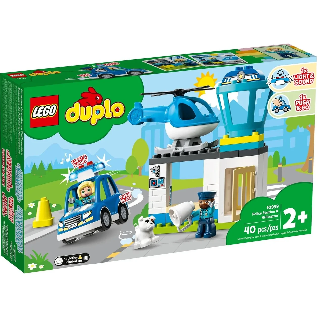 Конструктор LEGO DUPLO Town Полицейский участок и вертолёт 10959 - фото 1 - id-p114395557