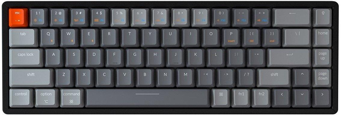 Клавиатура Keychron K6 68 Key Aluminum Frame Hot-Swap RGB Red - фото 1 - id-p114395655