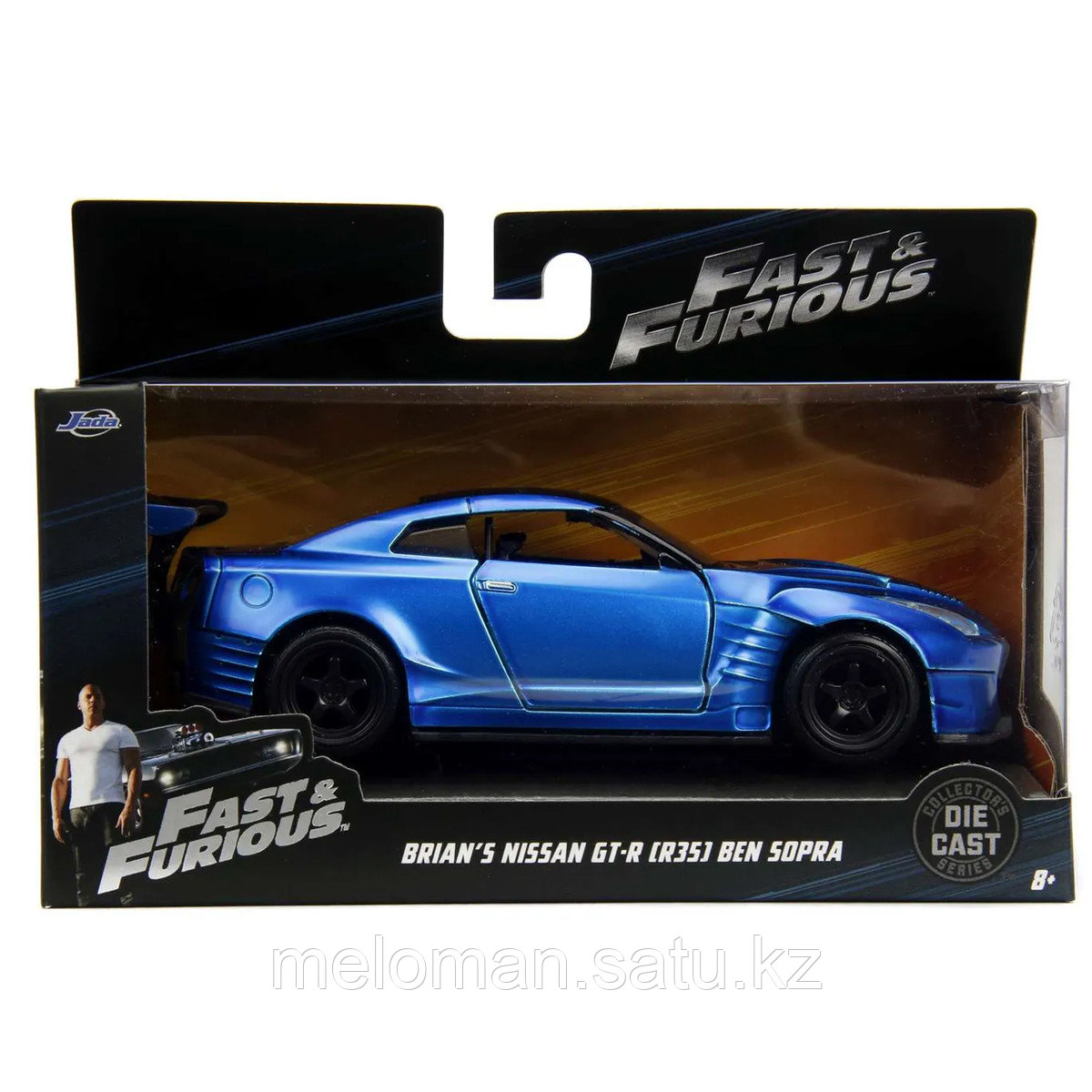 Jada Toys: Fast & Furious. 1:32 Brian's Nissan GT-R (R35) Ben Sorpa '09 - фото 2 - id-p113871986