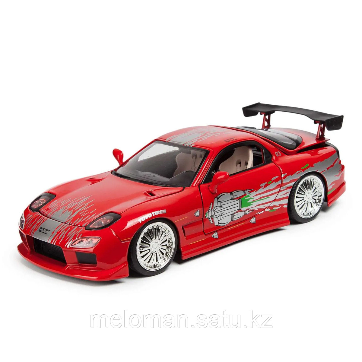 Jada Toys: Fast & Furious. 1:24 Dom's Mazda RX-7 '93 - фото 1 - id-p113872001