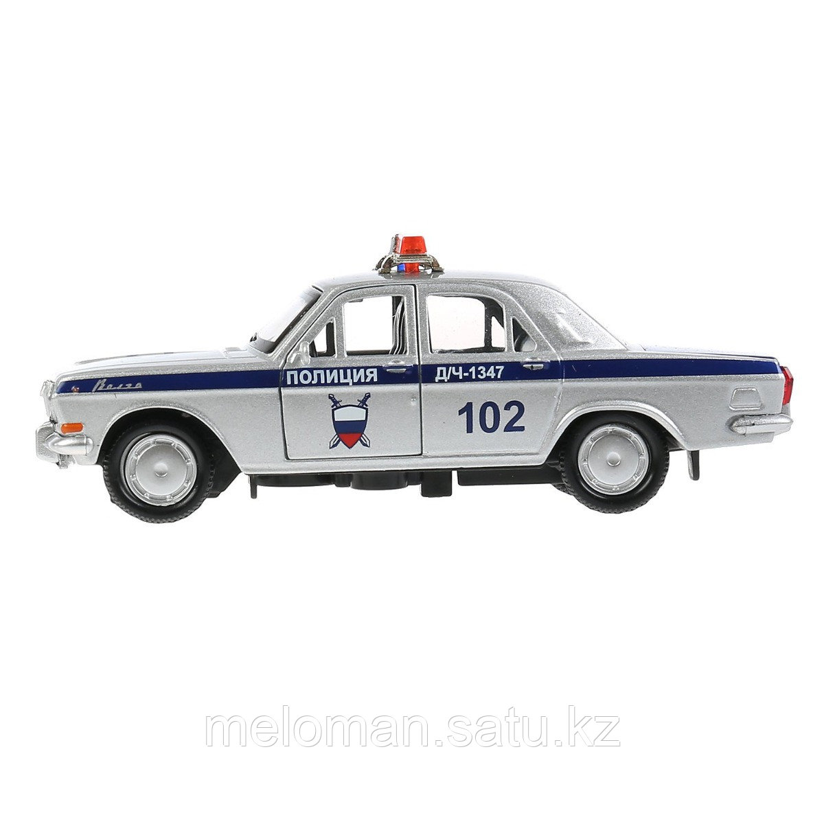 Технопарк: ГАЗ-2401 Волга Полиция 12см - фото 7 - id-p113868226