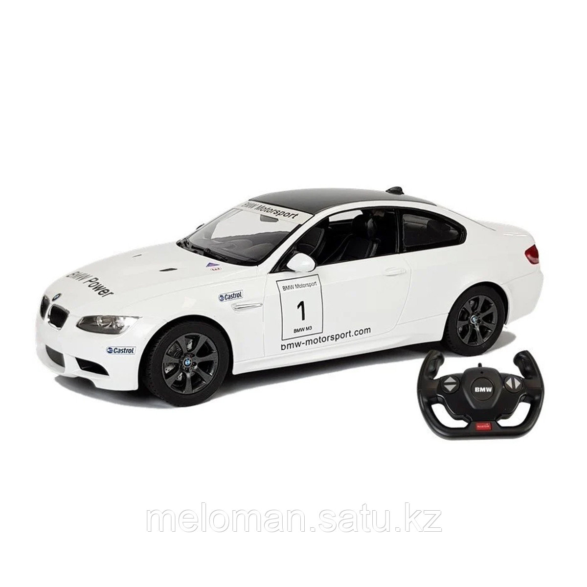 Rastar: 1:14 BMW M3 sport, белый матовый