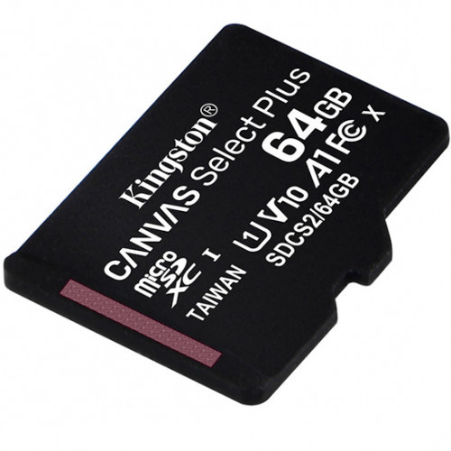 Kingston microSDXC Canvas Select Plus без адаптера флеш (flash) карты (SDCS2/64GBSP) - фото 2 - id-p73744020