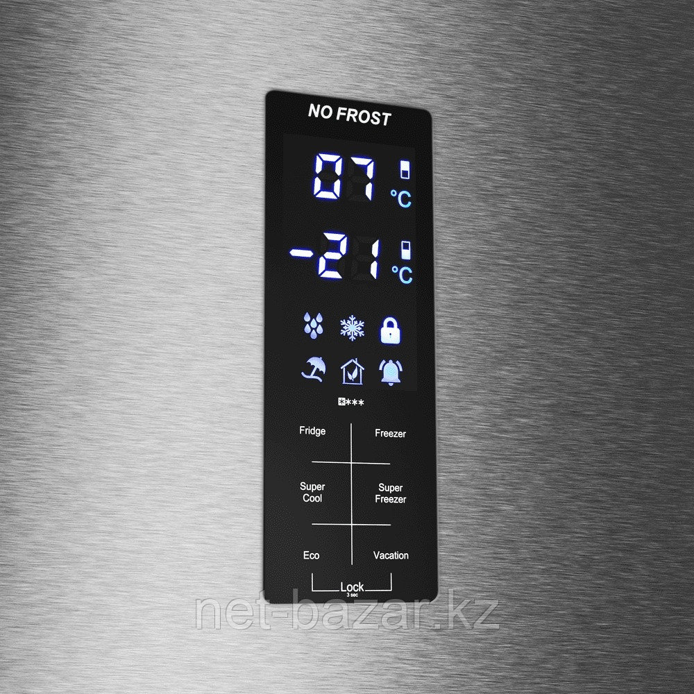 Холодильник-морозильник с инвертором MAUNFELD MFF195NFIX10 - фото 6 - id-p114400381