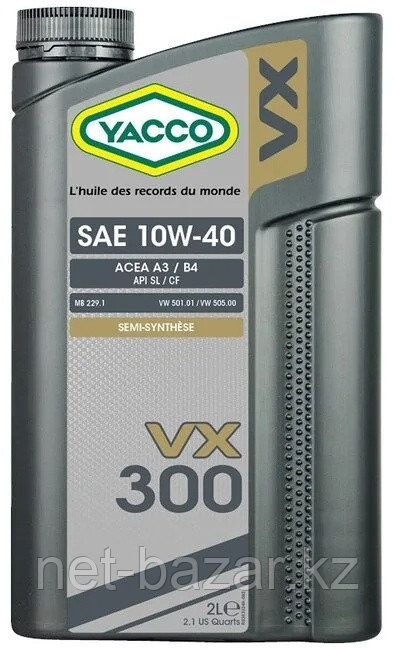 Yacco VX 300 10W40 2 л - фото 1 - id-p110805959