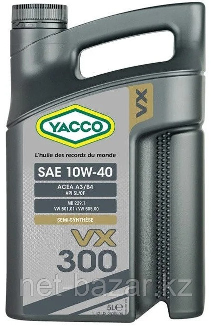 Yacco VX 300 10W40 5 л - фото 1 - id-p110805961