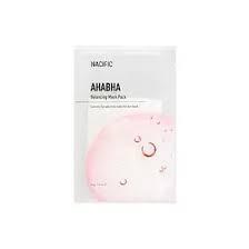 Кислотная тканевая маска Nacific aha bha Balancing mask pack