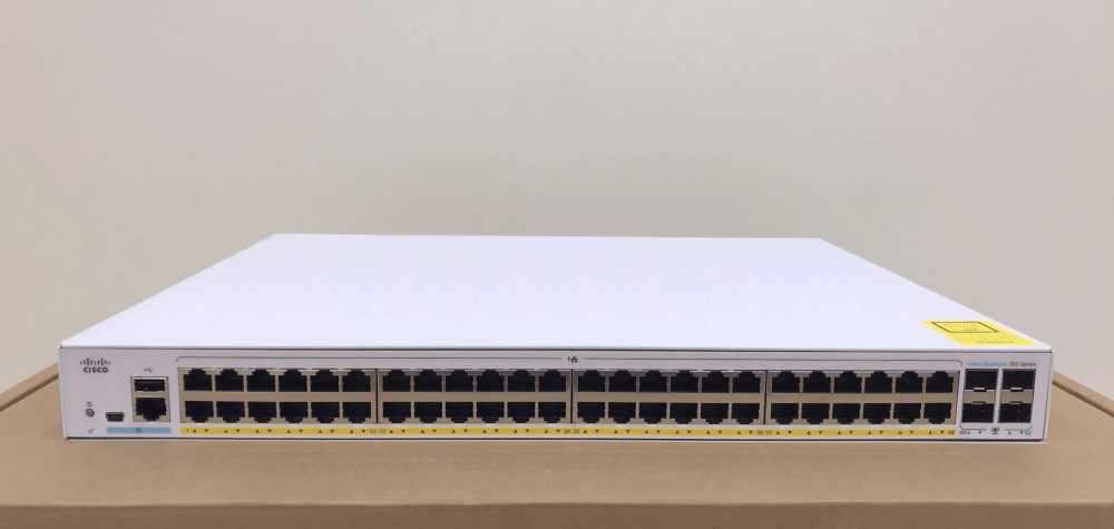 Cisco CBS350-48P-4G-EU Коммутатор управляемый L3 CBS350 48-port GE, PoE, 4x1G SFP