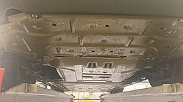 Защита днища, картера, поддона из алюминиевого-магневого сплав, толщиной 2.5 мм. BYD Song Plus, EV из 3 частей