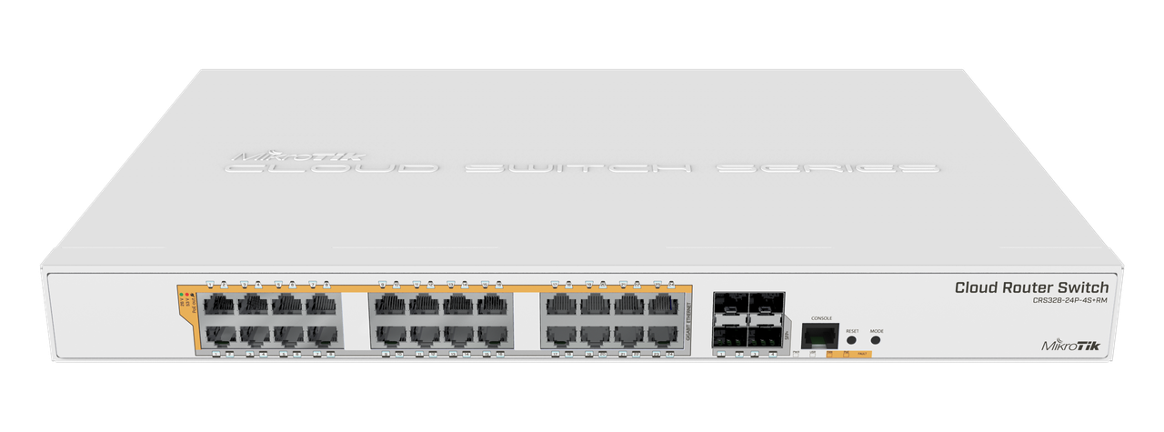 Коммутатор MikroTik CRS328-24P-4S+RM