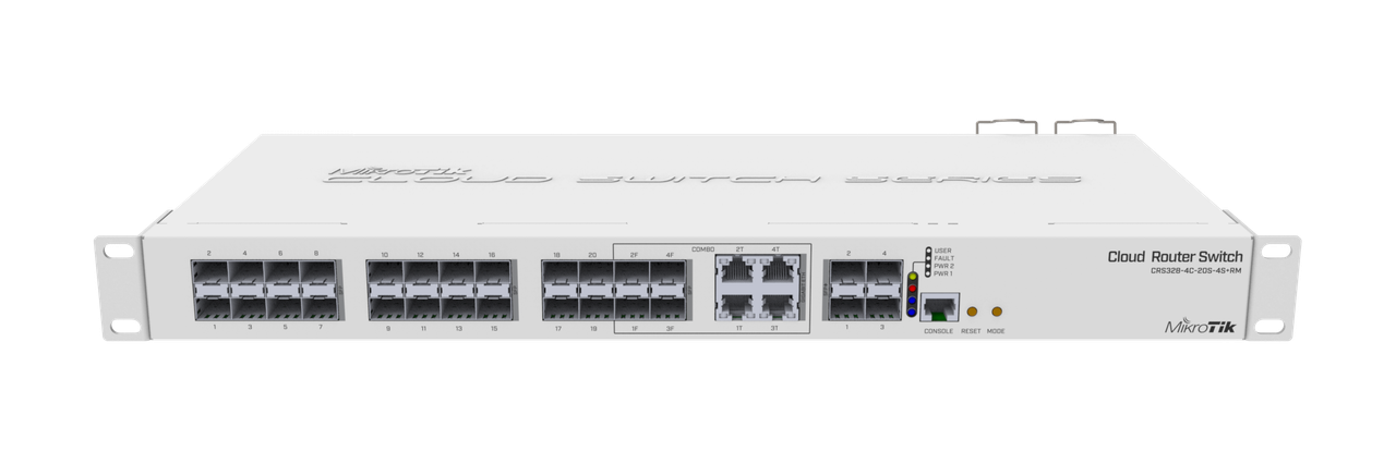 Коммутатор MikroTik CRS328-4C-20S-4S+RM