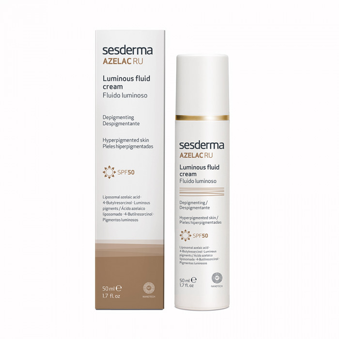 Sesderma AZELAC RU SPF 50 Флюид для сияния кожи с азелаиновой кислотой - фото 1 - id-p114404929