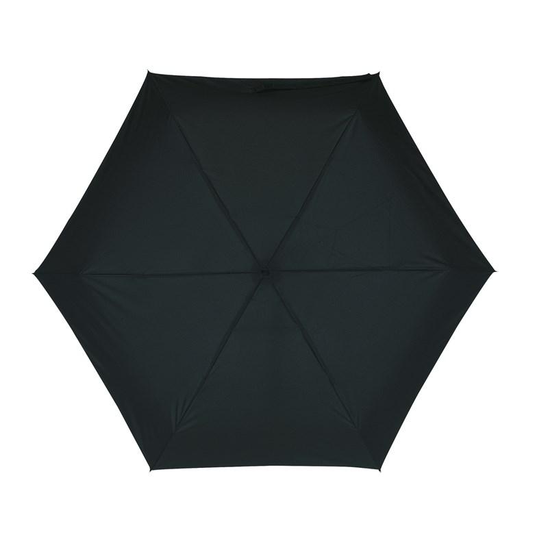 Алюминиевый складной зонтик в футляре POCKET Черный - фото 2 - id-p114406404