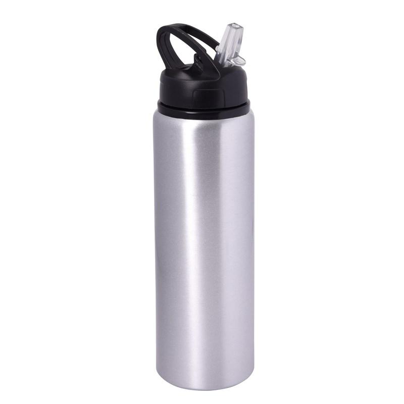 Алюминиевая бутылка для питья SPORTY TRANSIT, серебро