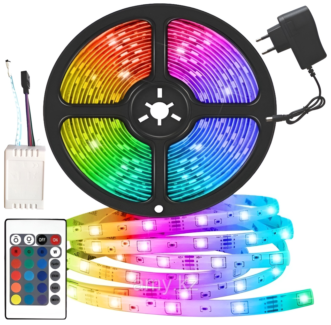 Светодиодная лента RGB 5M 12цветов 5050SMB