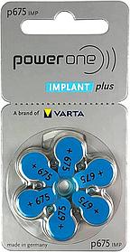 Батарейки Power one implant plus