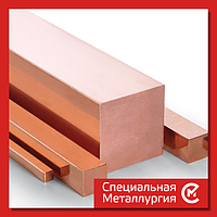 Квадрат бронзовый 19х19 мм БрКМц3-1 (CuSi3Mn1) ГОСТ 1628-2019 тянутый