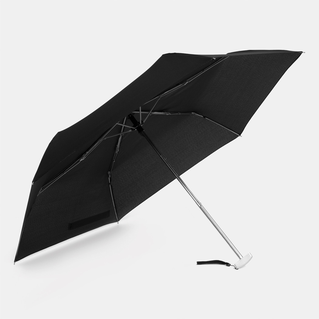 Плоский портативный зонтик FLAT Черный - фото 1 - id-p114408381