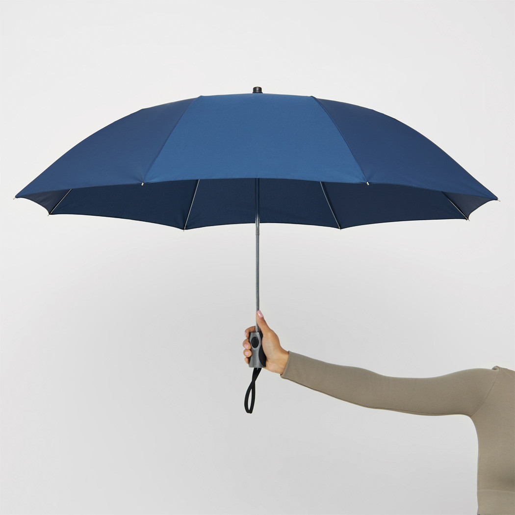 Автоматический складной зонт для мужчин МISTER Темно-синий - фото 3 - id-p114408424