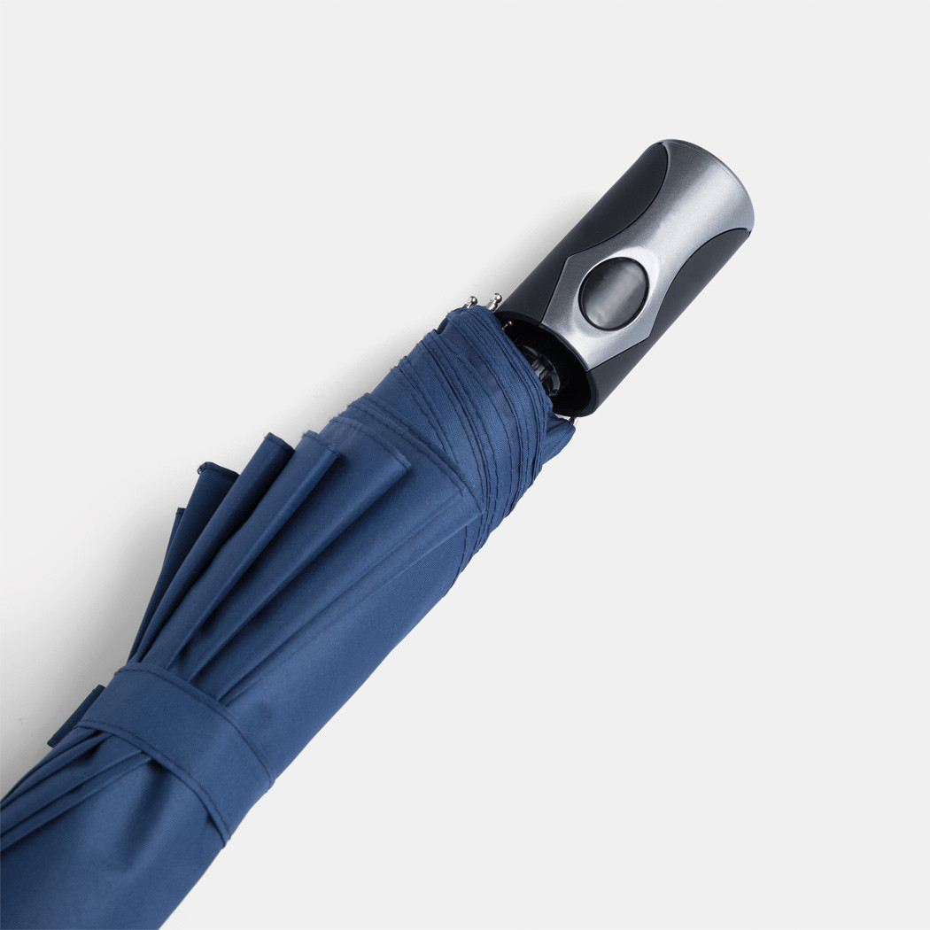Автоматический складной зонт для мужчин МISTER Темно-синий - фото 5 - id-p114408424
