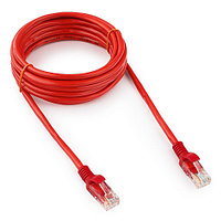 Патч-корд UTP Cablexpert PP12-3M/R кат.5e 3м литой многожильный (красный)