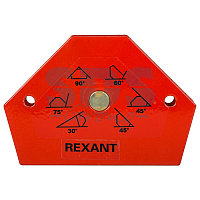 Угольник держатель для сварки магнитный на 6углов (усилие 11,3кг)REXANT