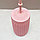 Ёршик для унитаза с крышкой 44 см розовый, фото 4