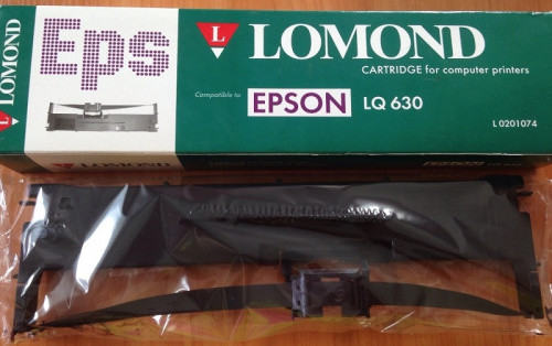 Картридж ленточный Epson LQ630K Lomond L0201074 - фото 1 - id-p105374191