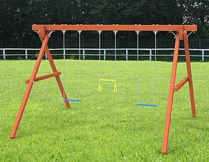 "Лесные качели". Деревянные качели из кедра