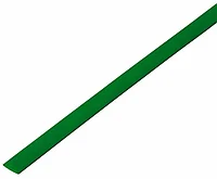 Трубка термоусадочная 4,0*2,0 мм 1 м, зеленая, REXANT