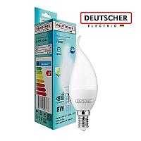 Лампа LED C37 8W 4200К Е14 /DAUSCHER/