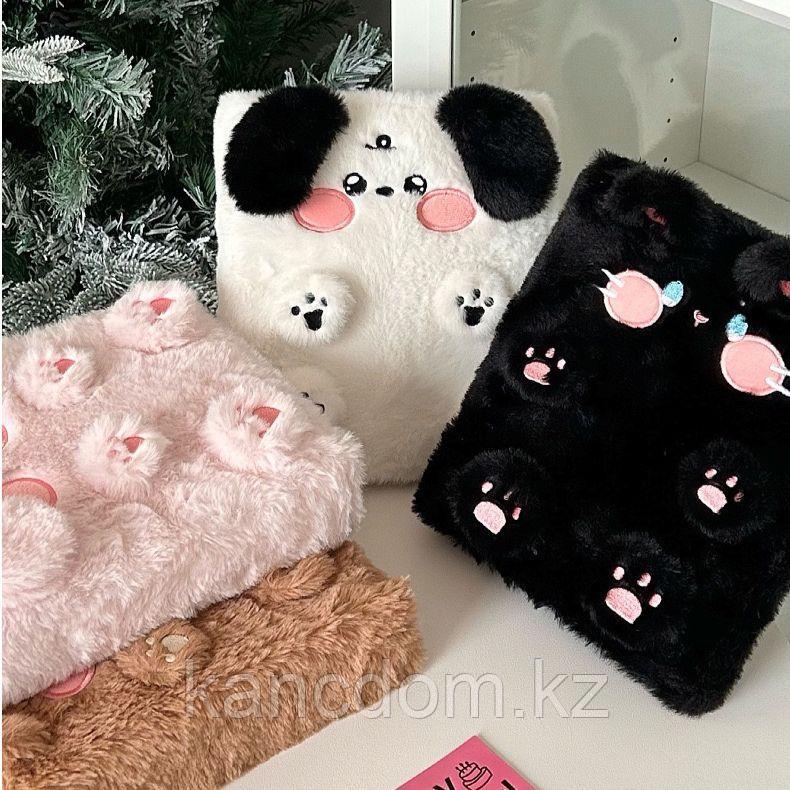 Фотоальбом-биндер на кольцах "Paws" 100 фото, 6,5х9см, пушистый