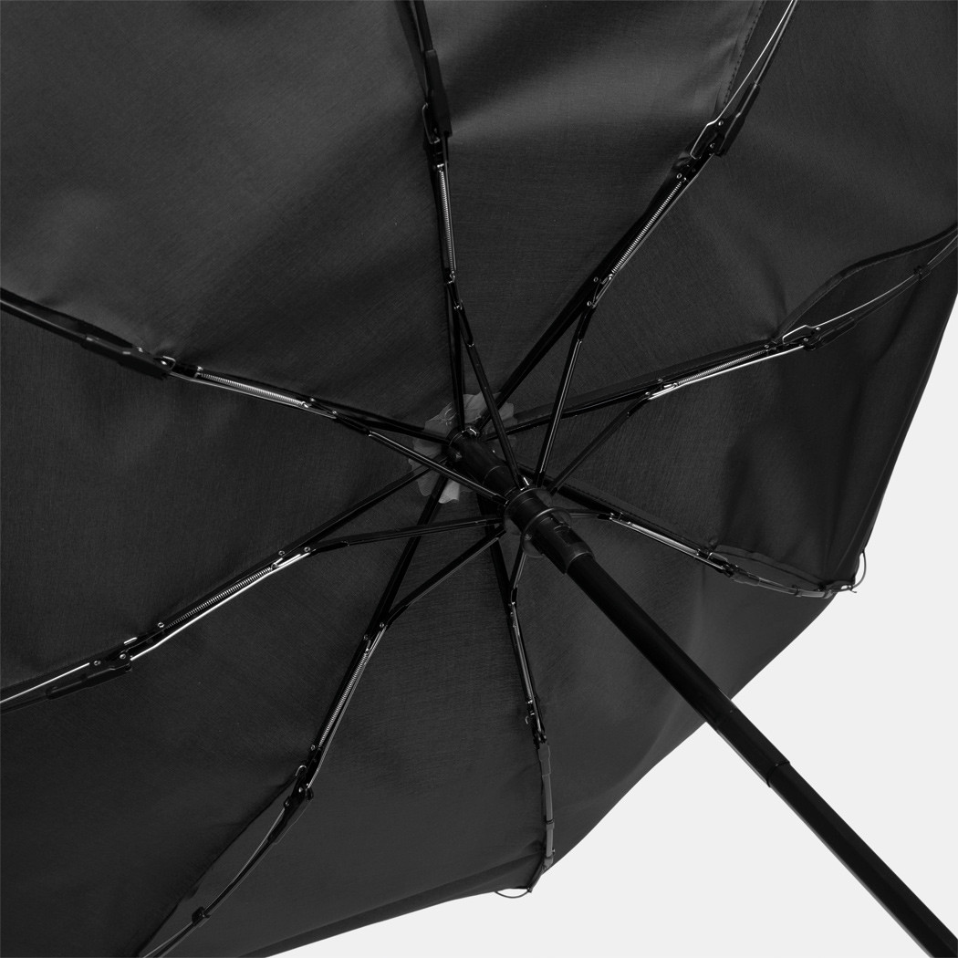 Ветроустойчивый складной зонт-автомат PLOPP Черный - фото 3 - id-p114410268