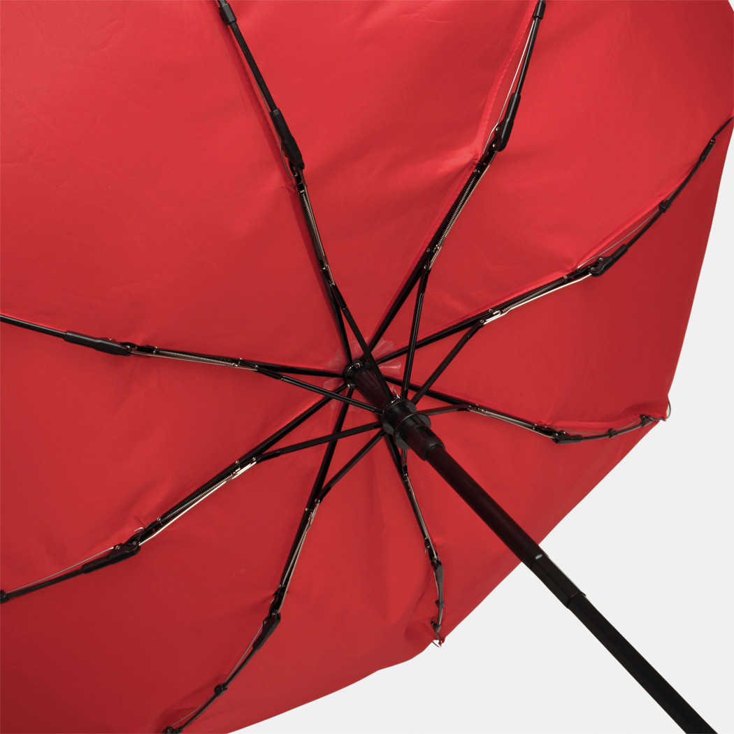 Ветроустойчивый складной зонт-автомат PLOPP Красный - фото 3 - id-p114410270