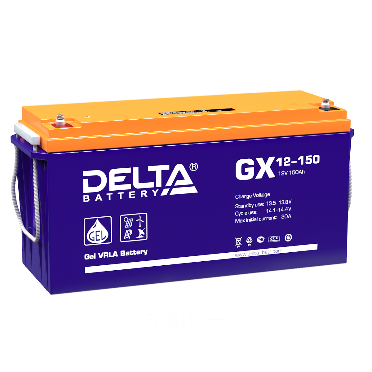 Аккумуляторная батарея Delta GX 12-150 (12V 150Ah)