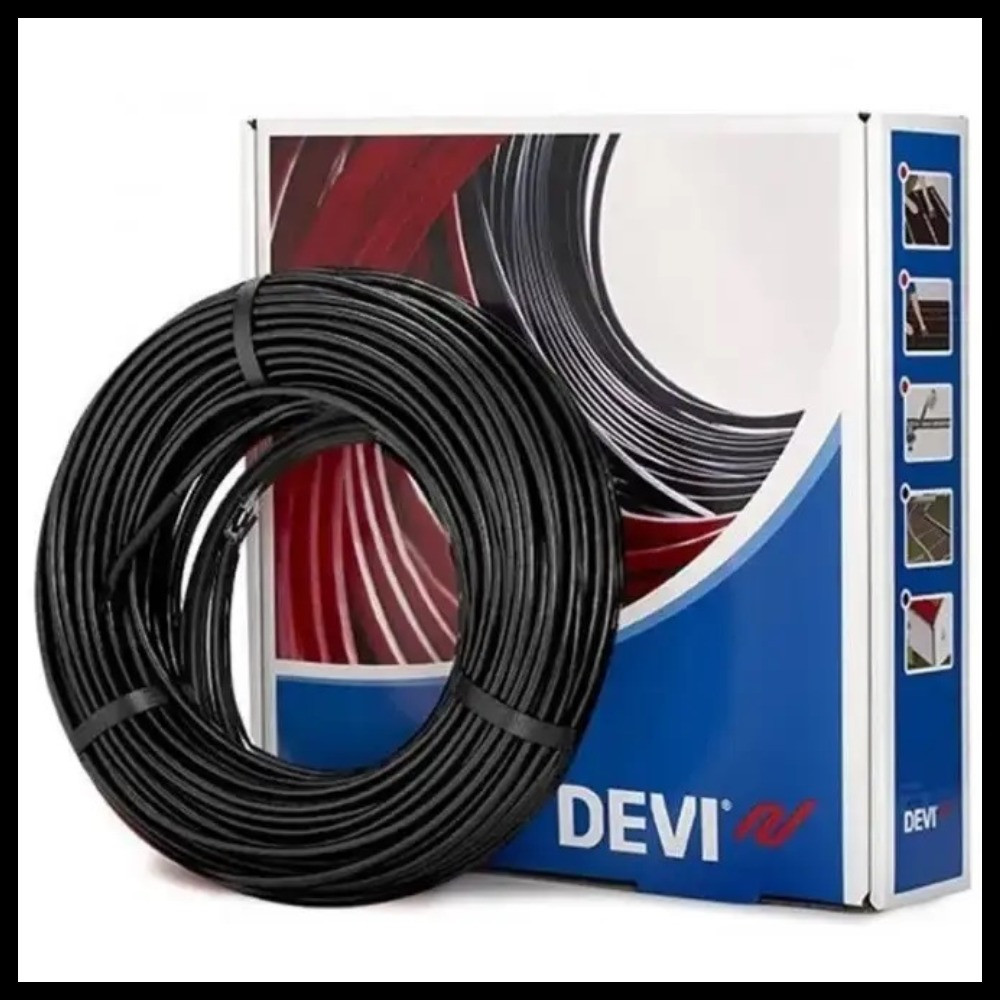 Греющий кабель DEVIsafe 20T (400 В) для системы снеготаяния лестниц и ступеней (длина=44 м, мощность=875 Вт)