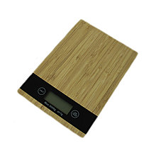 Весы парикмахерские электронные для краски # 9-55 из бамбука квадратные (1 г-5 кг) №102054(2)